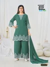 Mahnoor By Blue Hills Georgette Kurtis With Bottom Dupatta
